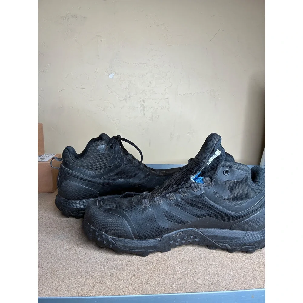 5.11 Tactical A/T Mid WP Black Waterproof Boots 12446 Mens 11.5 ATLAS Training